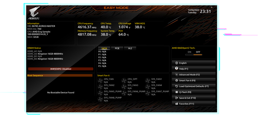 Carte Mère AMD GBT X670 AORUS ELITE AX 1.0 DDR5 – Best Buy Tunisie