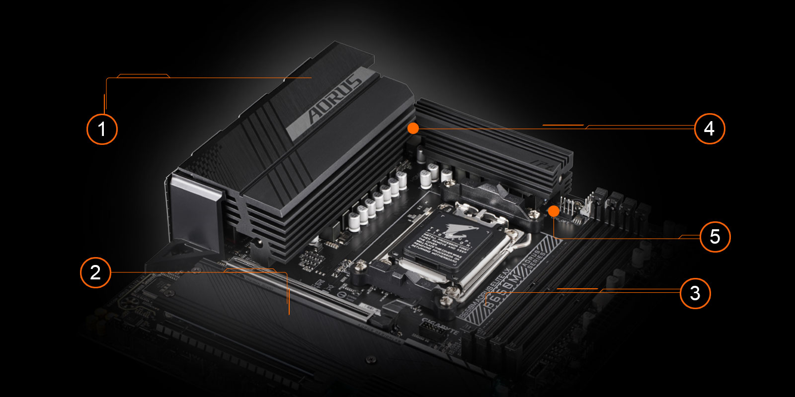 GIGABYTE B650M AORUS Elite AMD B650 Micro-ATX Motherboard with 5-Year  Warranty, DDR5, PCIe 5.0, 2.5GbE LAN