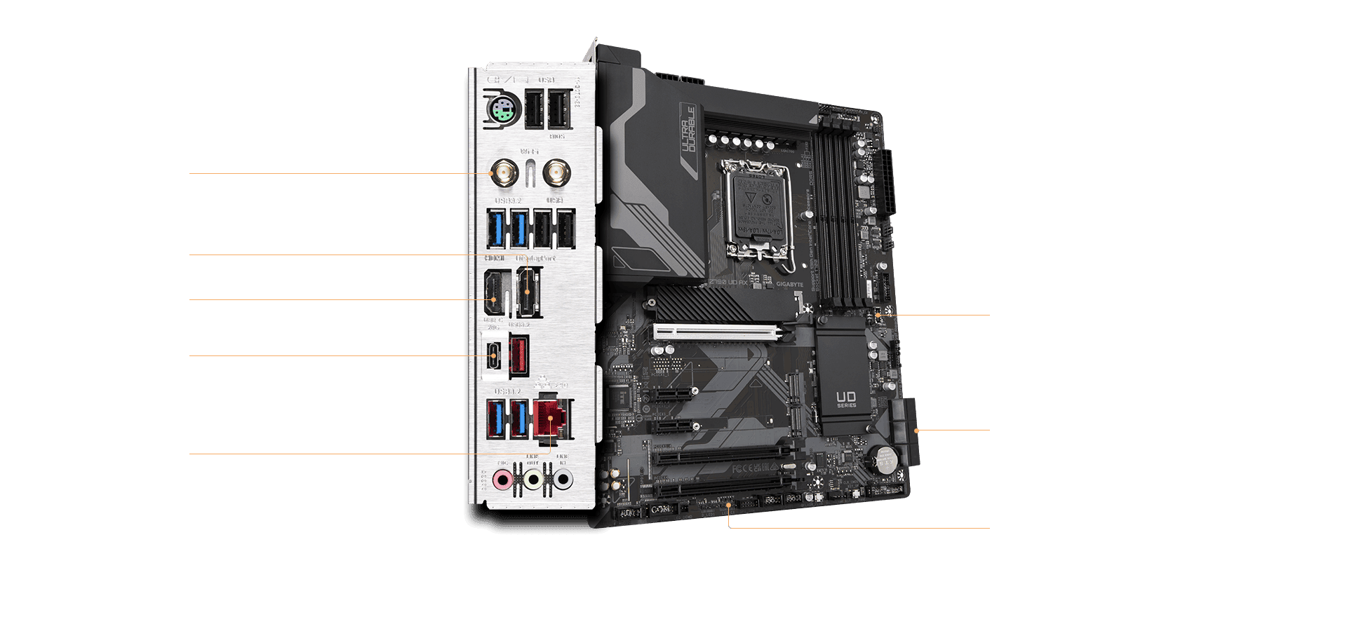 Board Gigabyte Z790 Gaming X AX (Rev. 1.0) LGA 1700 - Clones y Periféricos