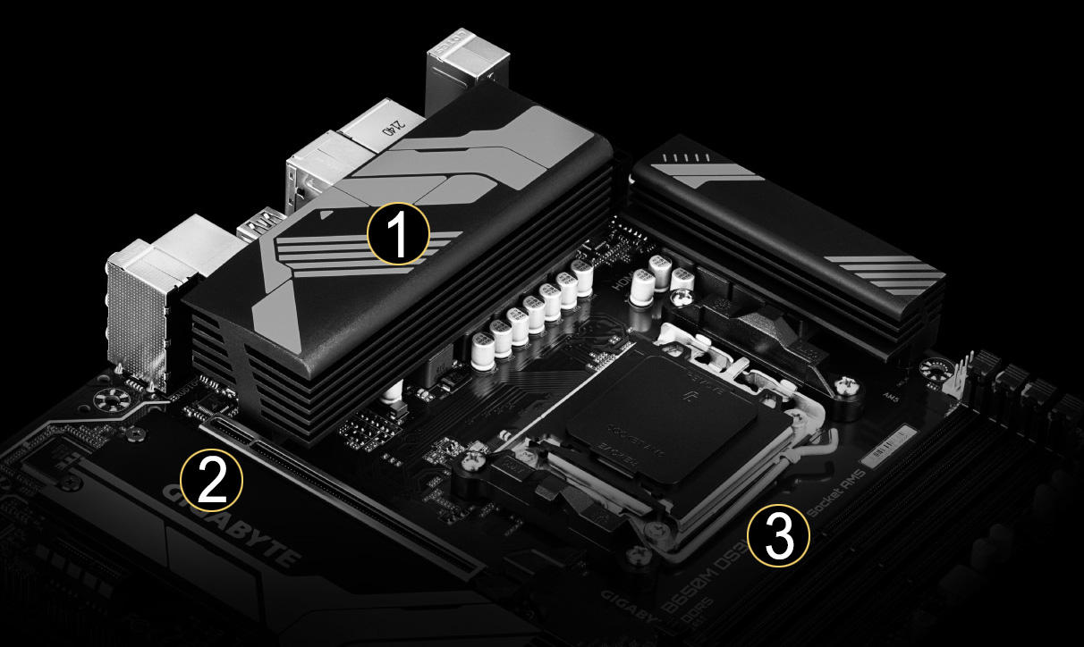 Carte mère Gigabyte B650M DS3H –