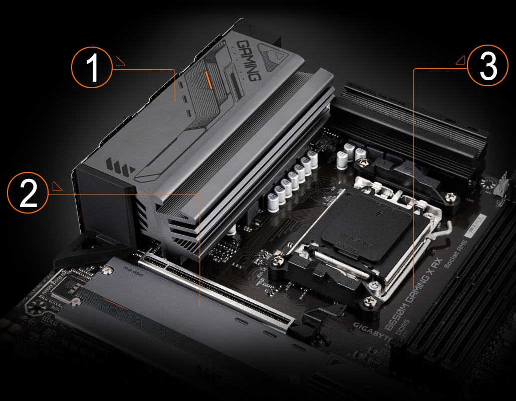 Gigabyte B650 Gaming X AX AMD B650 Socket AM5 ATX DDR5-SDRAM Motherboard