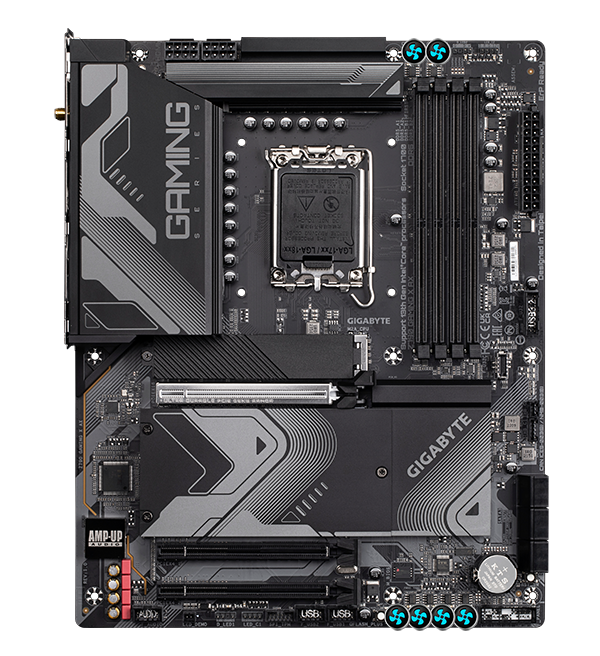 Intel I7-14700KF processor + Gigabyte motherboard B760M DS3H AX WIFI DDR5 +  64GB DDR5-6000