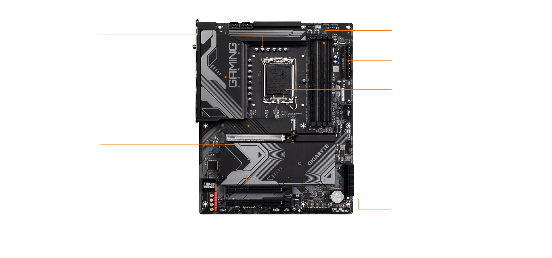 Gigabyte Z790 GAMING X AX ATX - Carte mère Gigabyte 