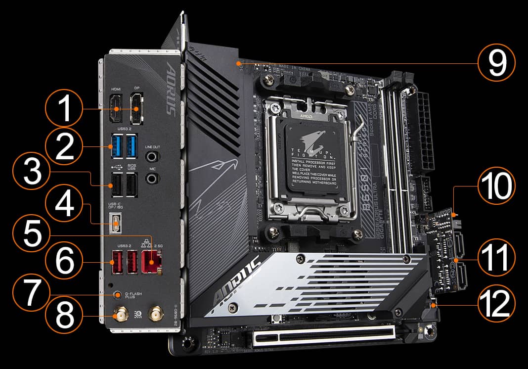 B650I AORUS ULTRA Key Features | Motherboard - GIGABYTE Global