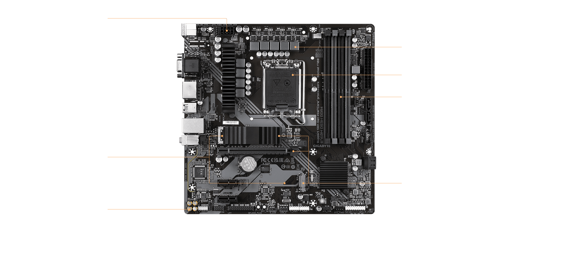B760M DS3H DDR4 (rev. 1.0) Key Features | Motherboard - GIGABYTE