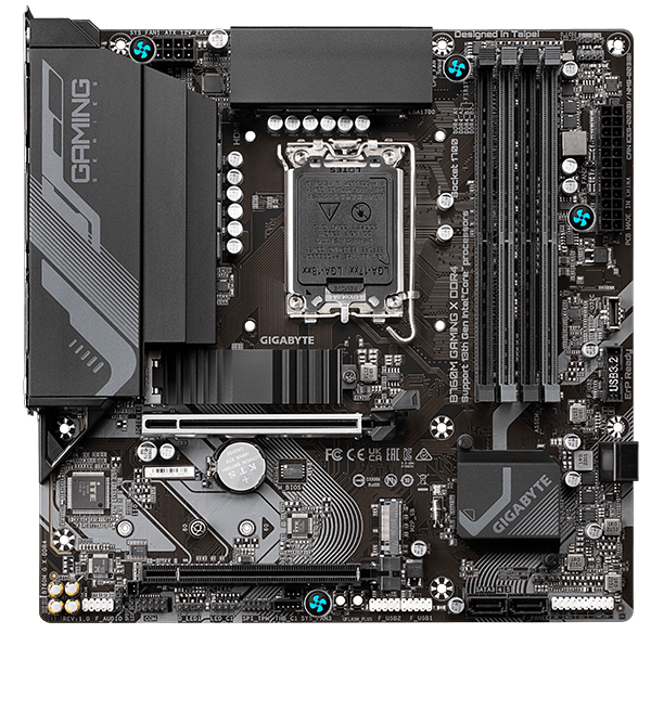 Gigabyte B760 GAMING X DDR4 - 1.0 - carte-mère - ATX - Socket