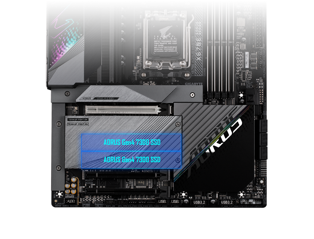 AORUS NVMe Gen4 SSD 1TB Características principales