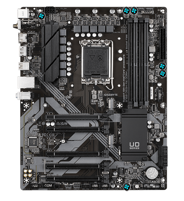 Carte mère gigabyte b760m ds3h ax ddr4 intel lga 1700 B760M DS3H AX DDR4 -  Conforama