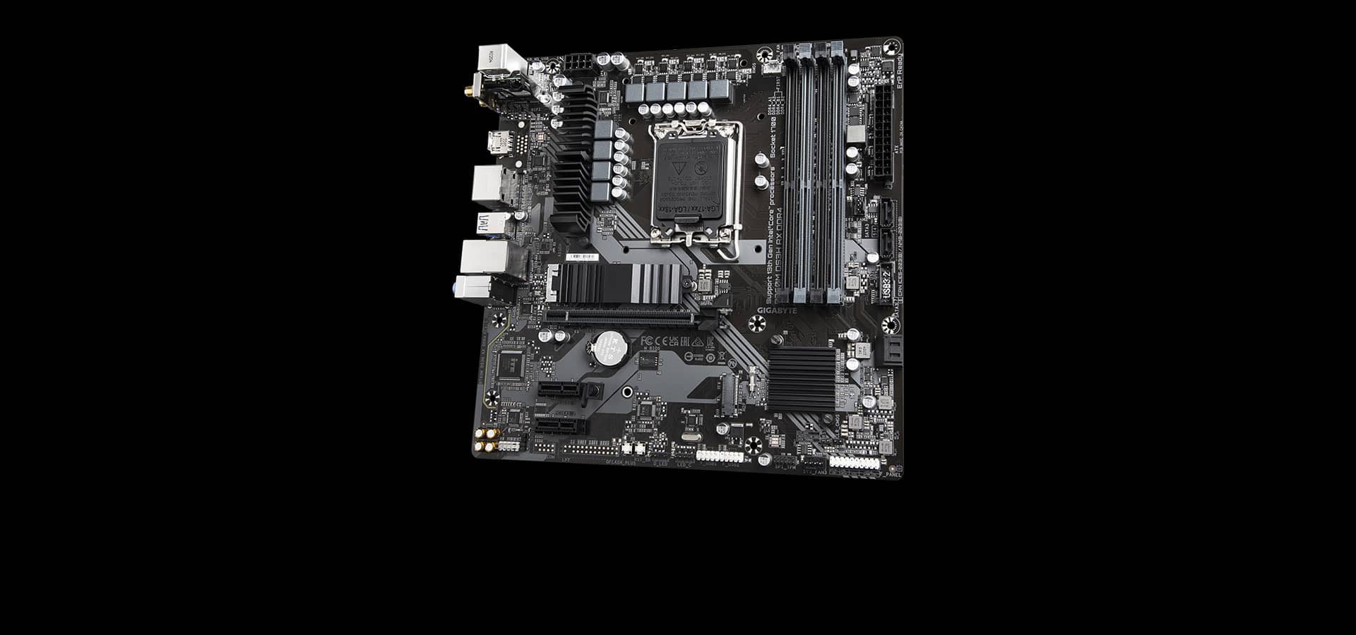 Intel I7-14700KF processor + Gigabyte motherboard B760M DS3H AX WIFI DDR5 +  64GB DDR5-6000