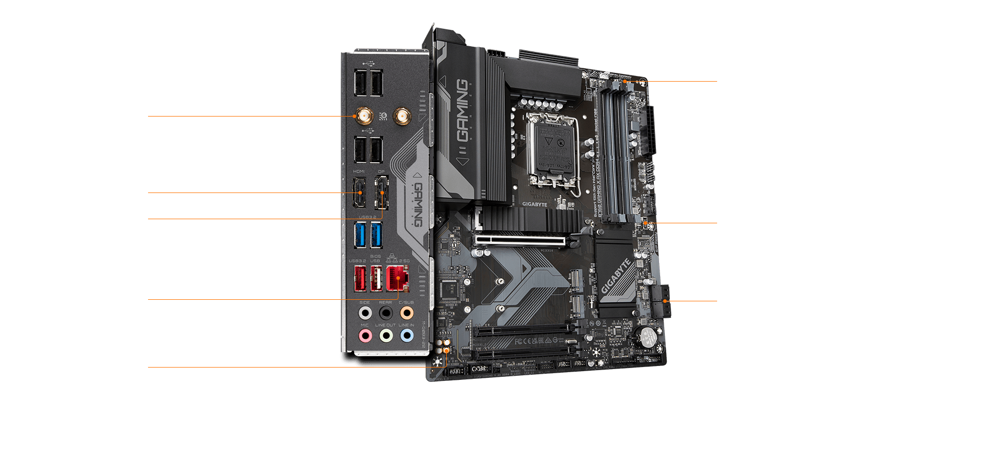 Gigabyte B760M Gaming X AX DDR4 LGA 1700 Intel B760 DDR4 Micro ATX  Motherboard (B760M GAMING X AX DDR4) - Bleepbox