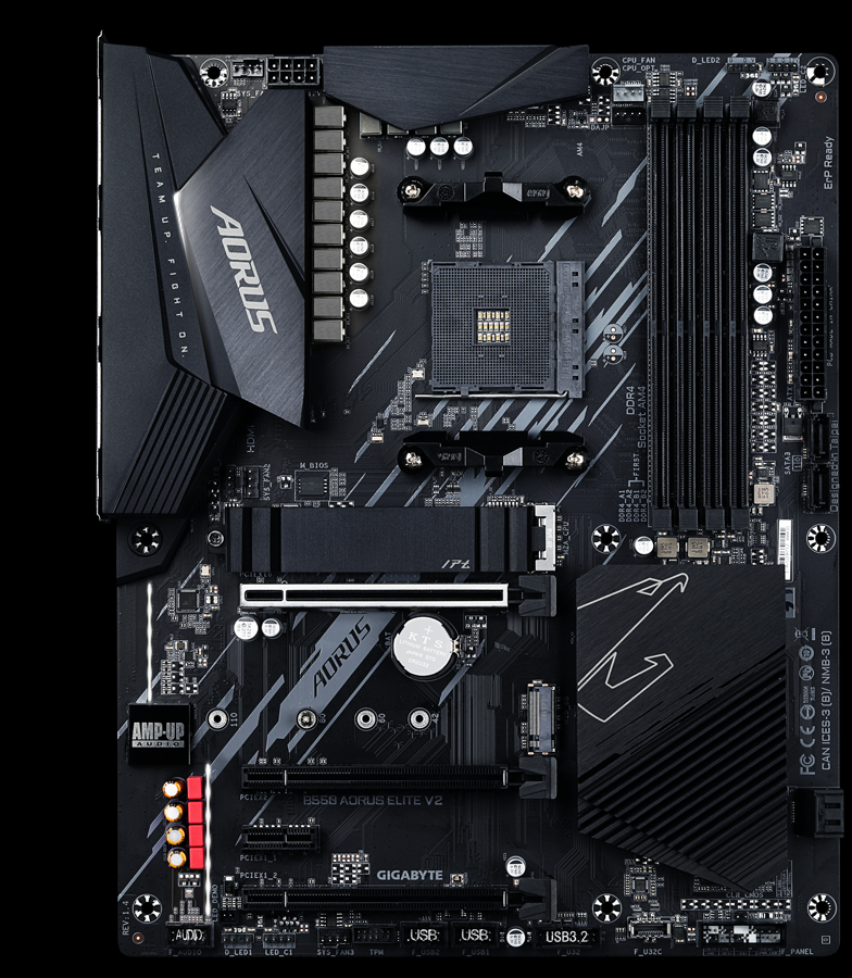 Gigabyte AMD Ryzen B550 AORUS ELITE V2 AM4 PCIe 4.0 ATX Motherboard  LN113413 - B550 Aorus Elite V2