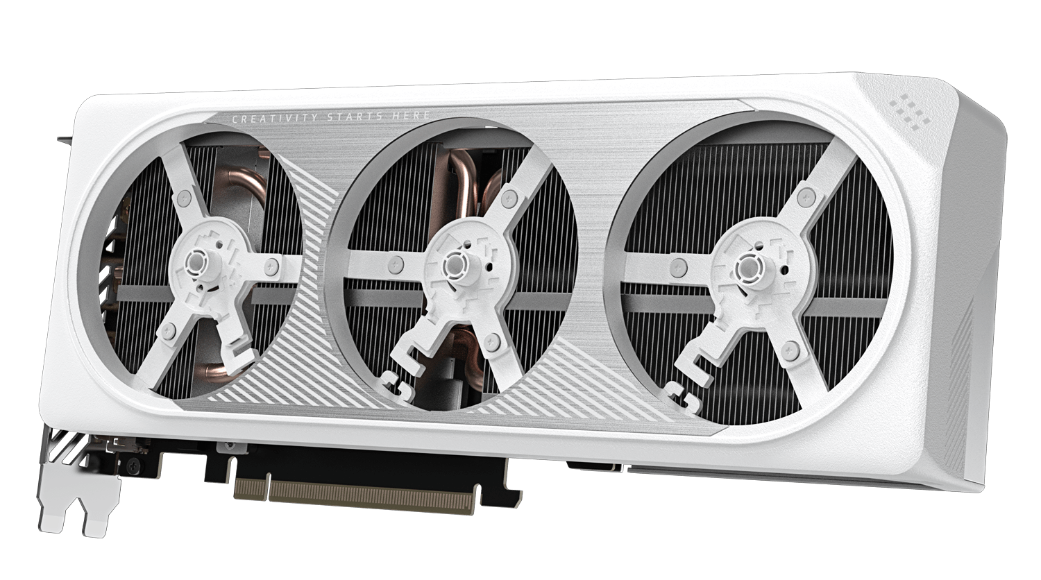 Carte graphique blanche triple ventilateur Gigabyte Nvidia GeForce RTX  4060Ti AE