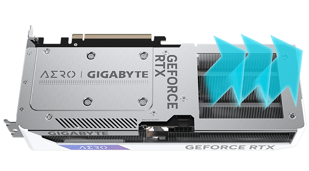  GIGABYTE GeForce RTX 4060 Ti AERO OC 16G Graphics Card, 3X  WINDFORCE Fans, 16GB 128-bit GDDR6, GV-N406TAERO OC-16GD Video Card :  Electronics