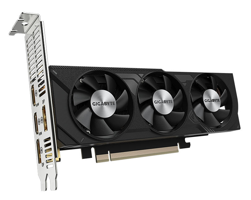 Trois Ventilateurs Pour La Gigabyte RTX 4060 OC Low Profile 8G