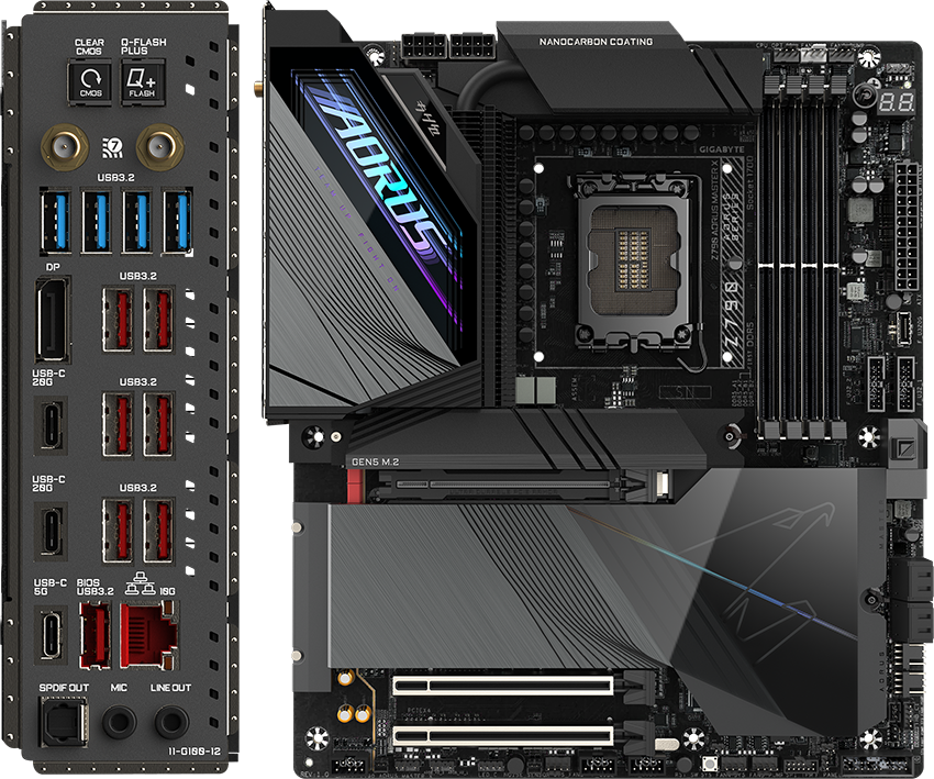 Gigabyte Intros Z790 AORUS Xtreme X & Z790 AORUS Master X: Wi-Fi 7, 10 GbE  LAN, Better Heatsinks