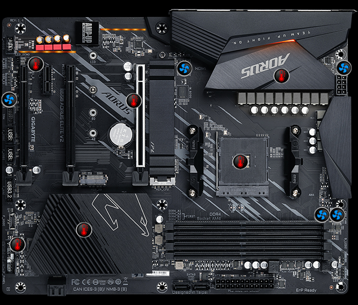 B550 AORUS ELITE V2 (rev. 1.5) 主な特徴 | マザーボード - GIGABYTE