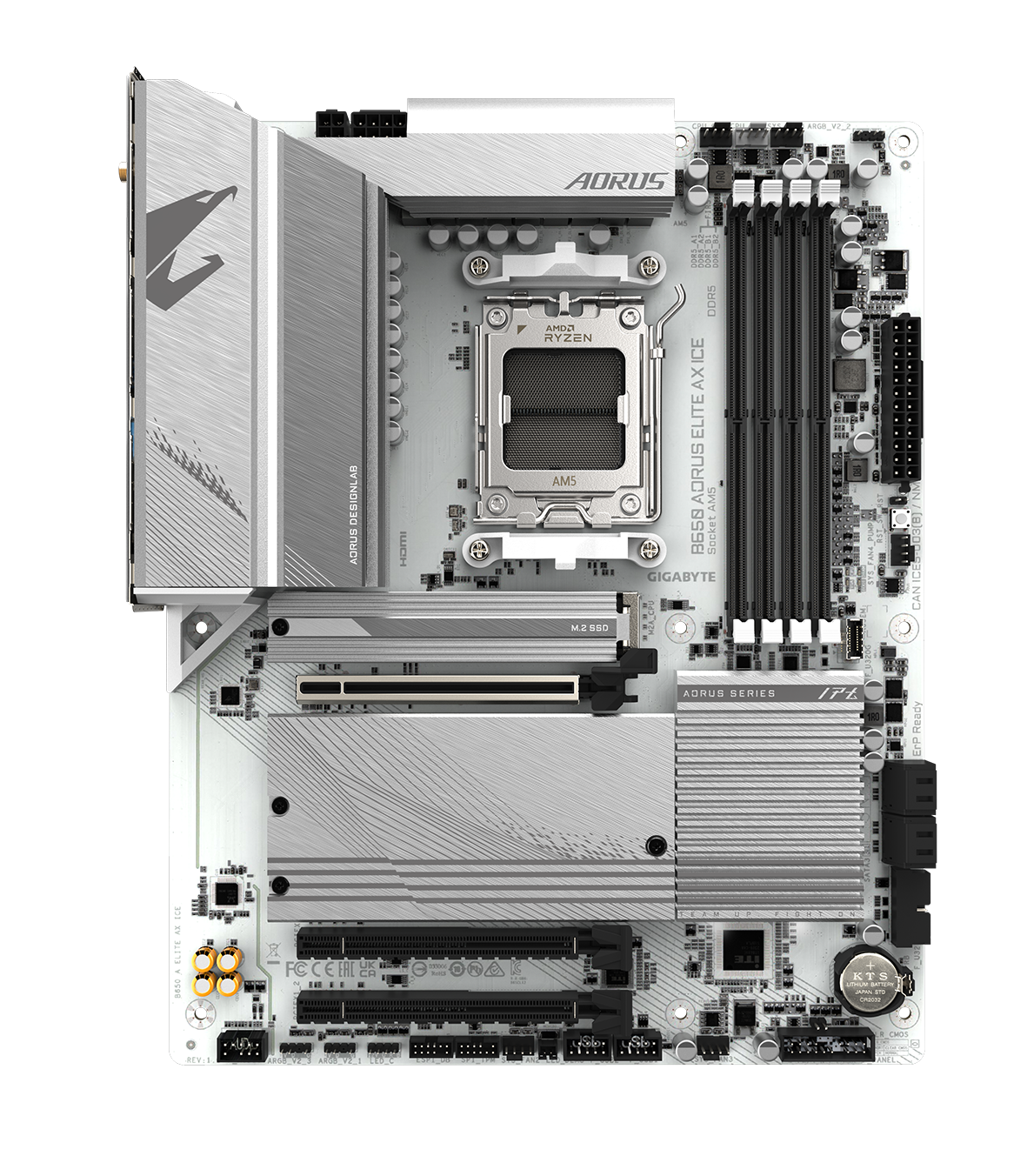GIGABYTE B650 AORUS ELITE AX AM5 LGA 1718 AMD B650 ATX Motherboard