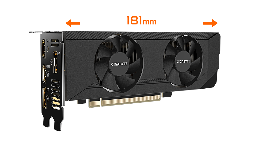 thumbnail image 2 of Buy GIGABYTE GeForce RTX 3050 OC Low Profile 6G Graphics Card, 2X... 2 of 10