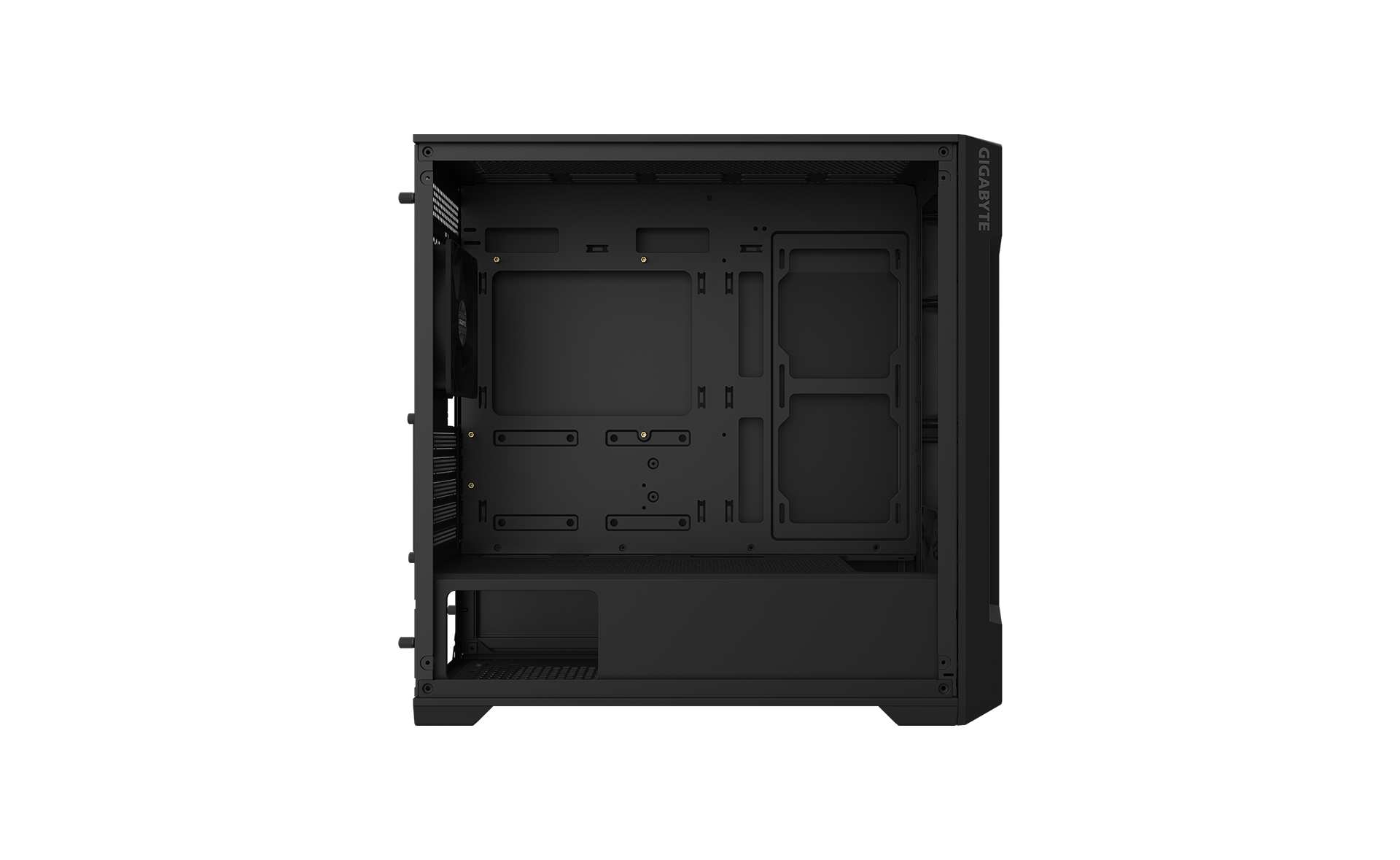 Gigabyte C102 Glass Mid Tower Case (Black) - Green Apple Compunet