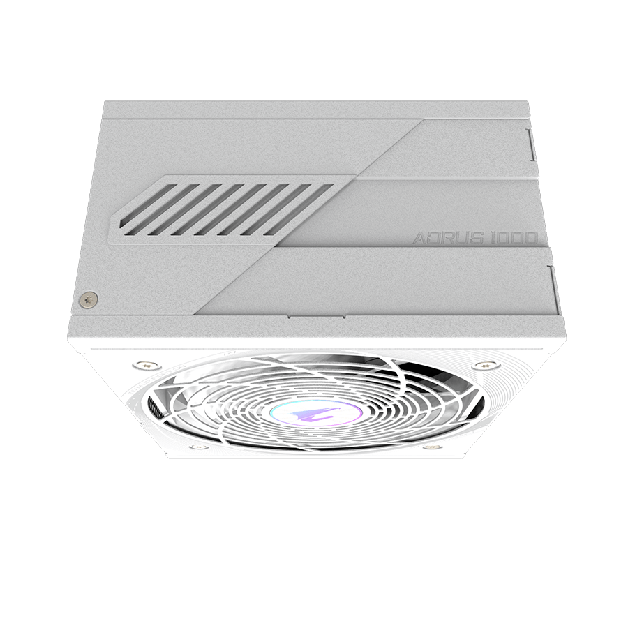 Alimentation PC GIGABYTE AORUS Elite P1000W Ice - 80 Plus Platinum, Modulaire, PCIe 5.0, Ventilateur 120mm, Idéale Gaming
