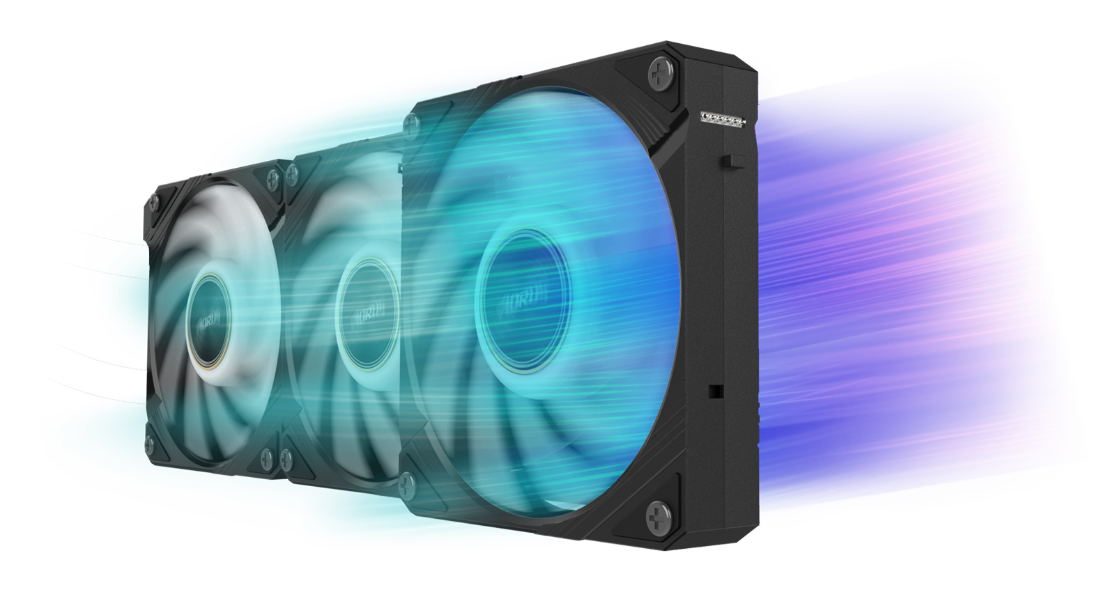 AORUS-EZ-CHAIN-FAN-120 New Fan Blade Design 