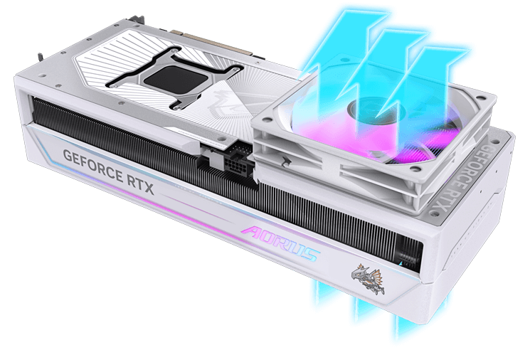 Carte Graphique Gigabyte AORUS GeForce RTX 5090 Stealth Ice 32G - 32 Go GDDR7, 512 Bits, NVIDIA DLSS 4
