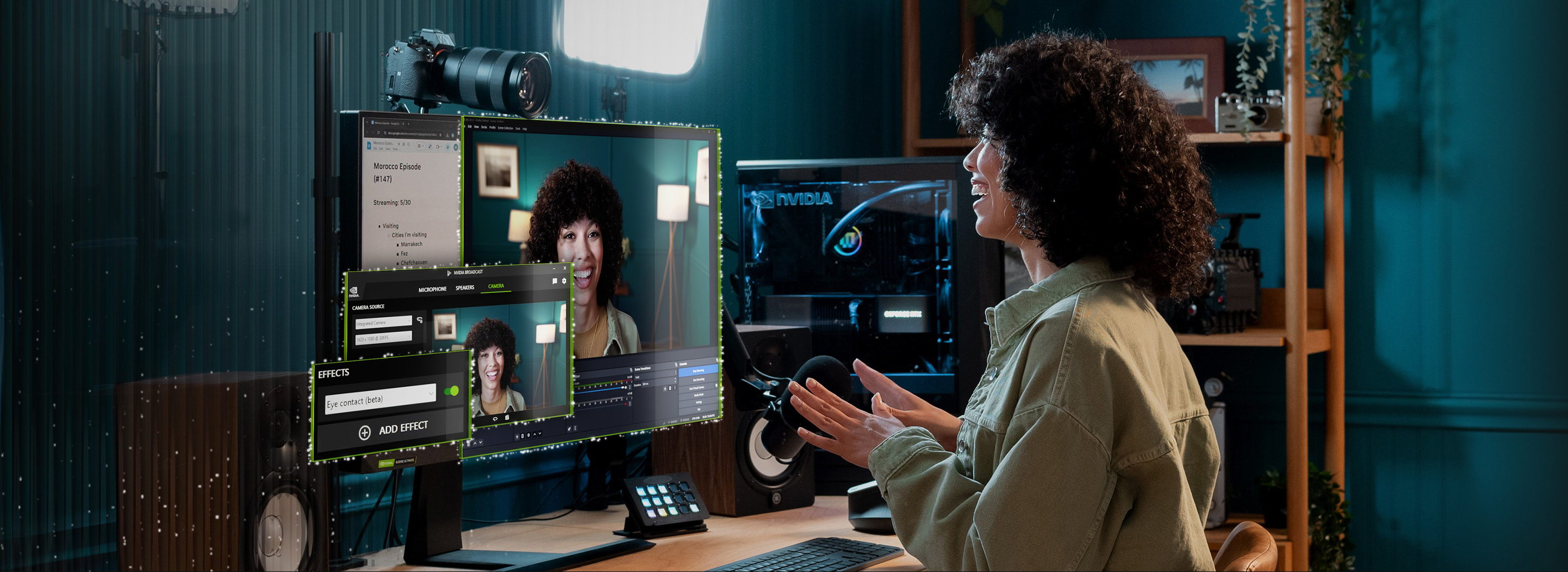 Funzioni RTX AI accelerate da GPU NVIDIA GeForce RTX per creazione di contenuti e applicazioni AI