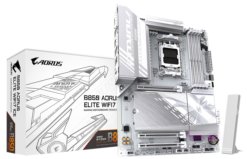 マザーボード B850 AORUS ELITE WIFI7 ICE B850 AORUS ELITE WIFI7 ICE｜AORUS - GIGABYTE USA