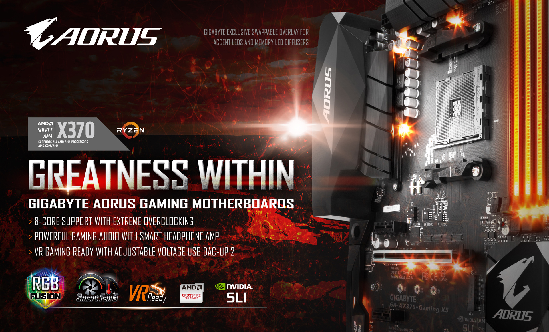 Ga Ax370 Gaming K5 Rev 1 X Key Features Motherboard Gigabyte Global