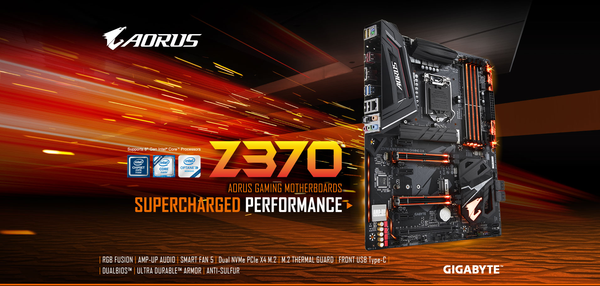 Z370 Aorus Ultra Gaming 2 0 Rev 1 0 Key Features Motherboard Gigabyte Global