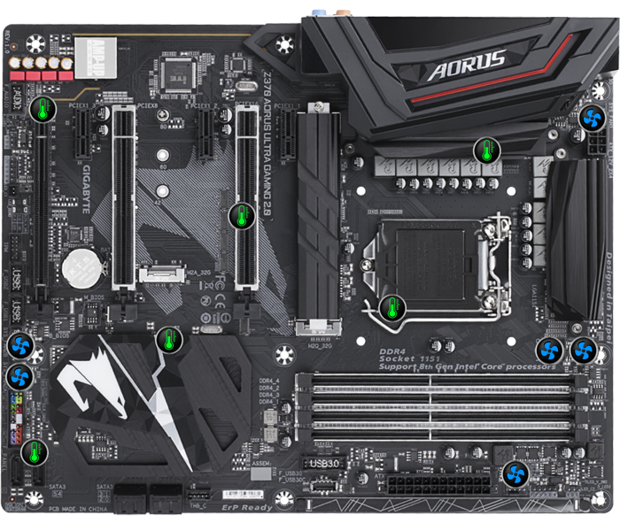 Z370 Aorus Ultra Gaming 2 0 Rev 1 0 Key Features Motherboard Gigabyte Global