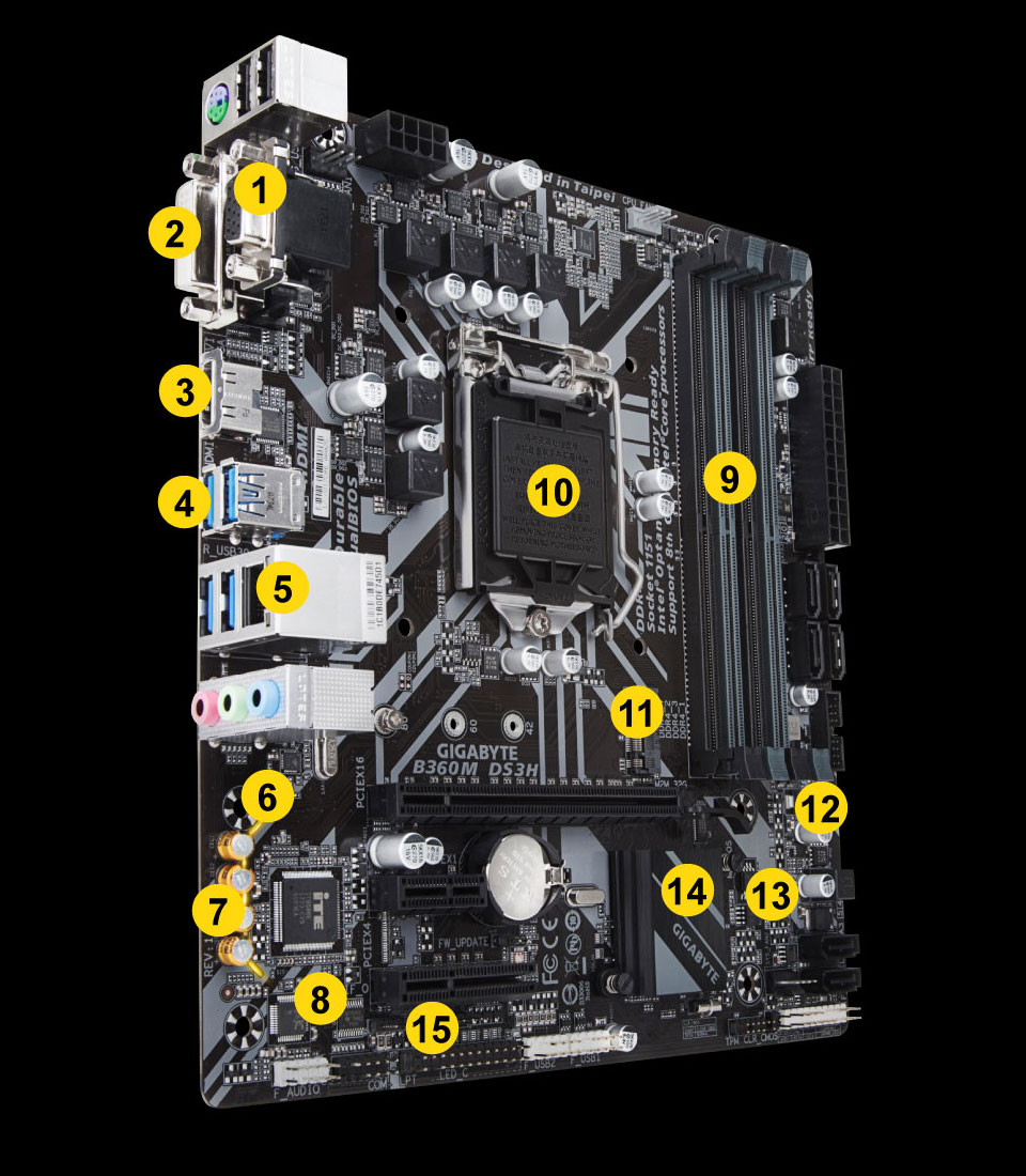 Computers & Accessories Computer Components Type A/DDR4/Motherboard