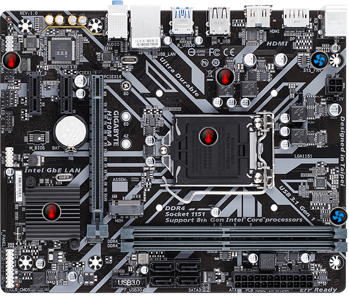 H310m A Rev 1 0 Key Features Motherboard Gigabyte Global