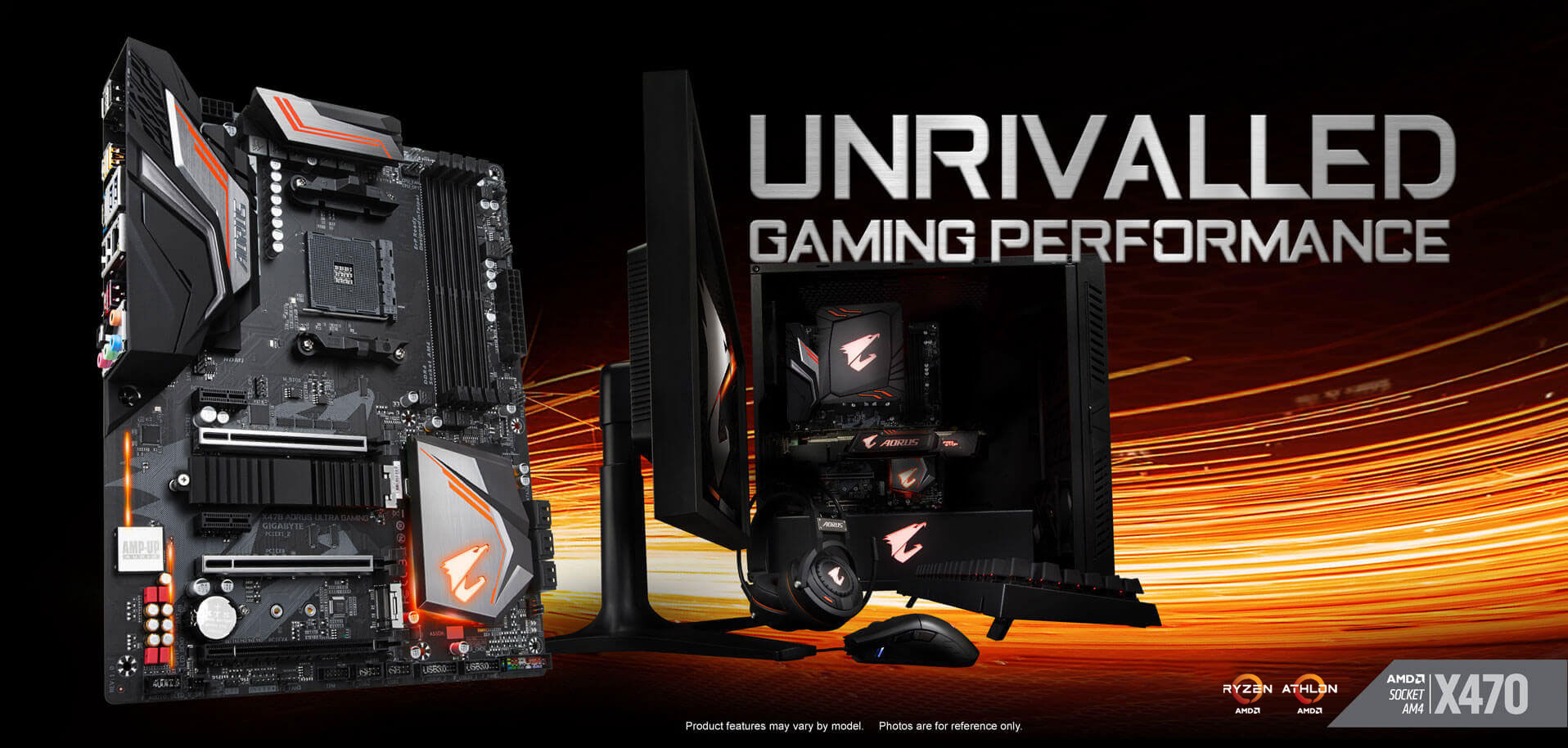 X470 AORUS ULTRA GAMING (rev. 1.0) Key Features | Motherboard