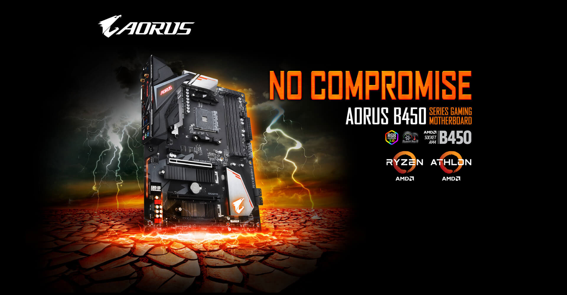 B450 AORUS PRO WIFI (rev. 1.x) Key Features | Motherboard B450 AORUS PRO WIFI (rev. 1.x) Key Features | Motherboard