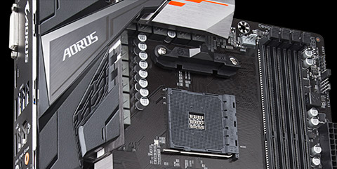 Gigabyte b450 aorus elite carte mère amd b450 emplacement am4 atx