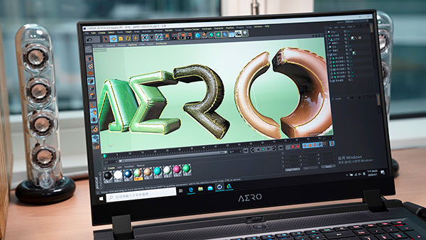 AERO Creator Laptop 3D Model Rendering