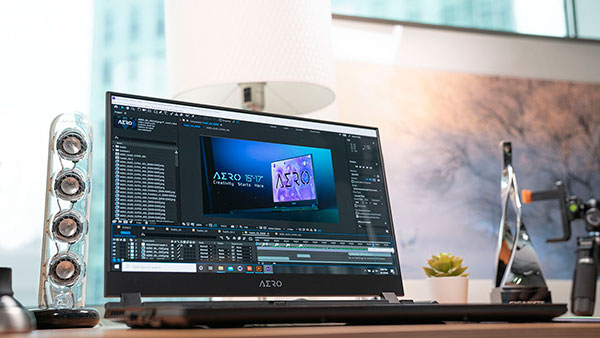 AERO Creator Laptop Video Editing