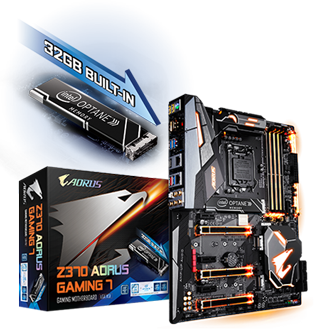 Supplement Invest count GIGABYTE Motherboards Built-in 32GB Intel Optane Memory