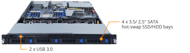 R162-ZA0 (Rev. 100) | Rack-Server - GIGABYTE Japan