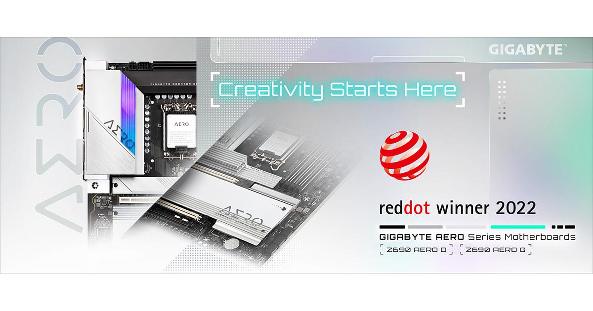 GIGABYTE Z690 AERO D and Z690 AERO G Motherboards Win Red Dot