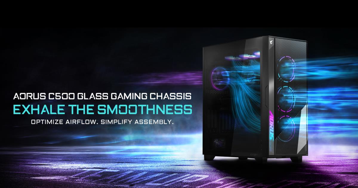 Gigabyte Launches The New Gaming Case Aorus C500 Glass News Gigabyte Global