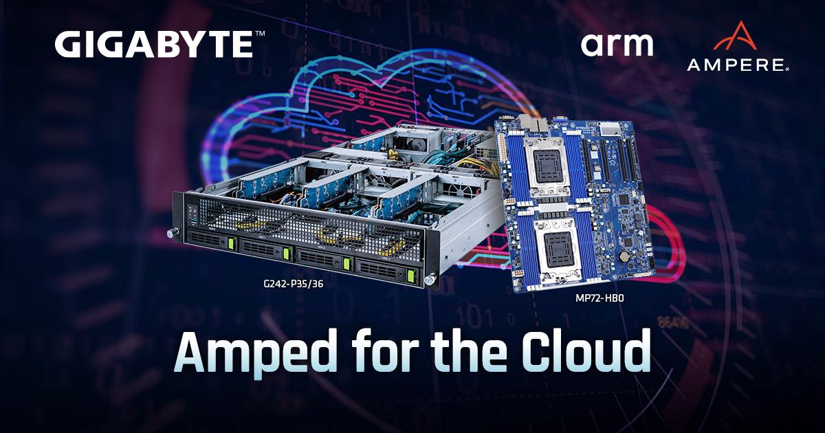 GIGABYTE、 最大256コア搭載可能なArm対応サーバーボードを発表