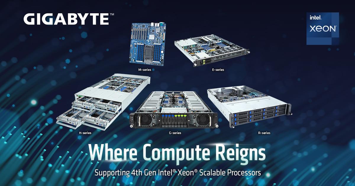 faktureres ignorere Spænde Giga Computing Announces Its GIGABYTE Server Portfolio for the 4th Gen  Intel Xeon Scalable Processor | News - GIGABYTE Global