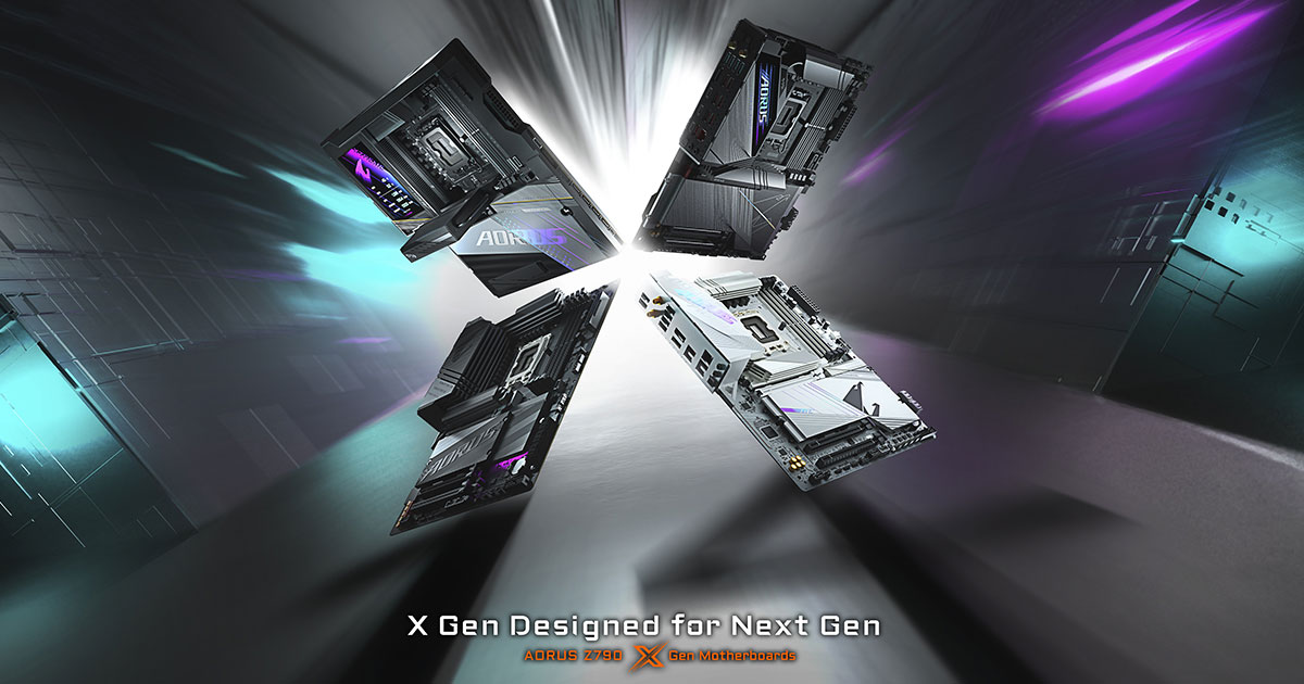 GIGABYTE announces AORUS Z790 X Gen motherboards for Intel’s nextgen