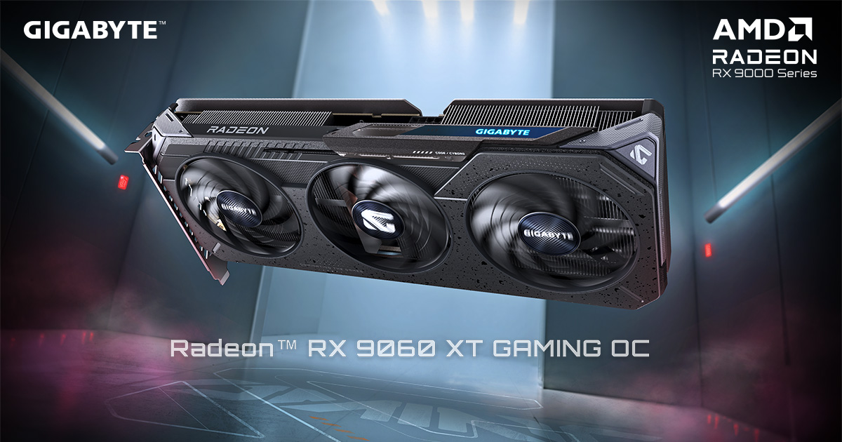 GIGABYTE Launches AMD Radeon™ RX 9060 XT and Radeon™ AI PRO R9700