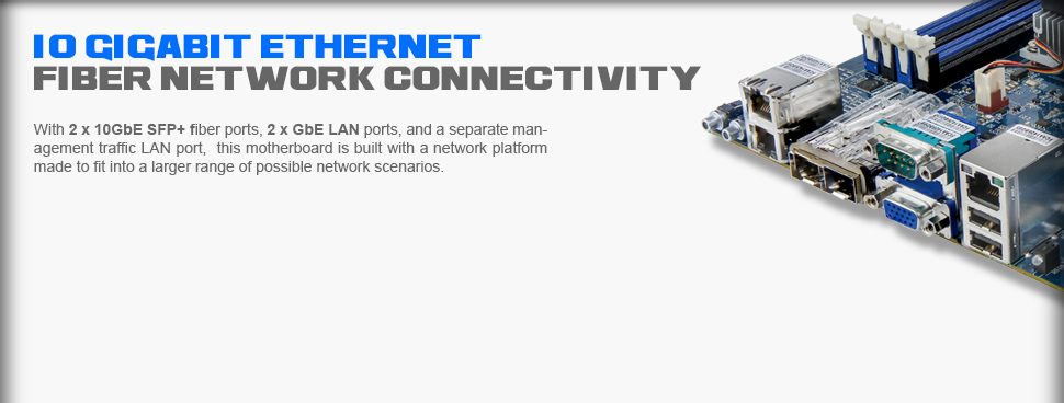 MP30-AR0 10GbE Network Connectivity