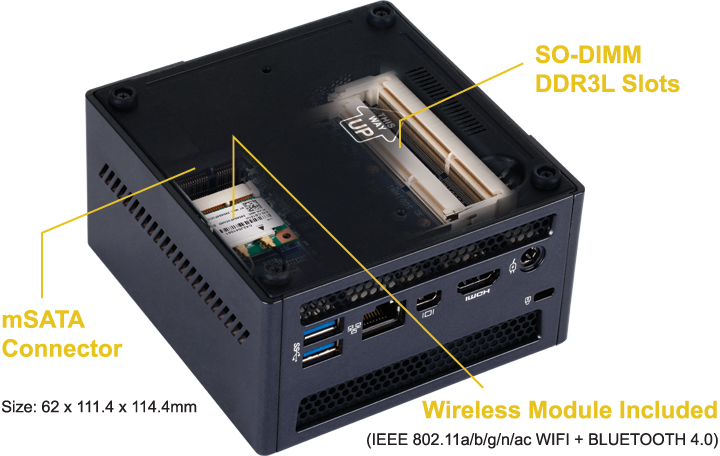 GB-BXi5-4570R-BW (rev. 1.0) Overview | BRIX (Mini-PC Barebone 