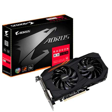 PCパーツ GIGABYTE AORUS RX580 4GB AORUS Radeon™ RX580 4G (Rev. 1.0/1.1) Graphics Card - GIGABYTE Global