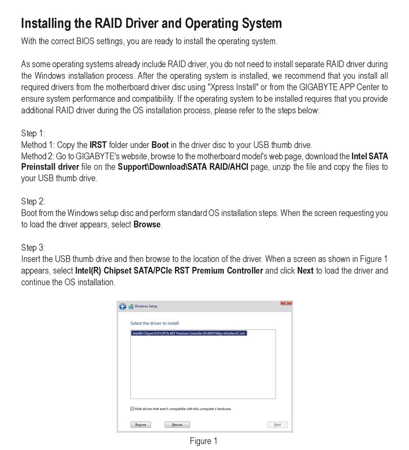 GIGABYTE Z590 Series RAID Manual